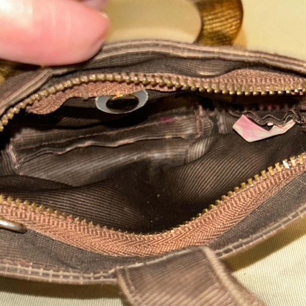 Celine Vintage Gold Accent Brown Mini Bag. - Picture 5 of 7